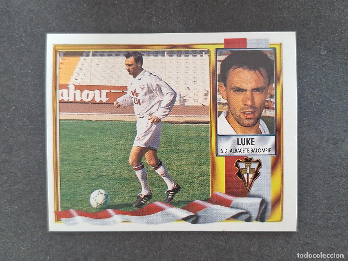 Cromos de f&uacute;tbol: L3 LUKE ALBACETE BALOMPIE LIGA ESTE 1995 1996 95 96 NUNCA PEGADO SIN PEGAR