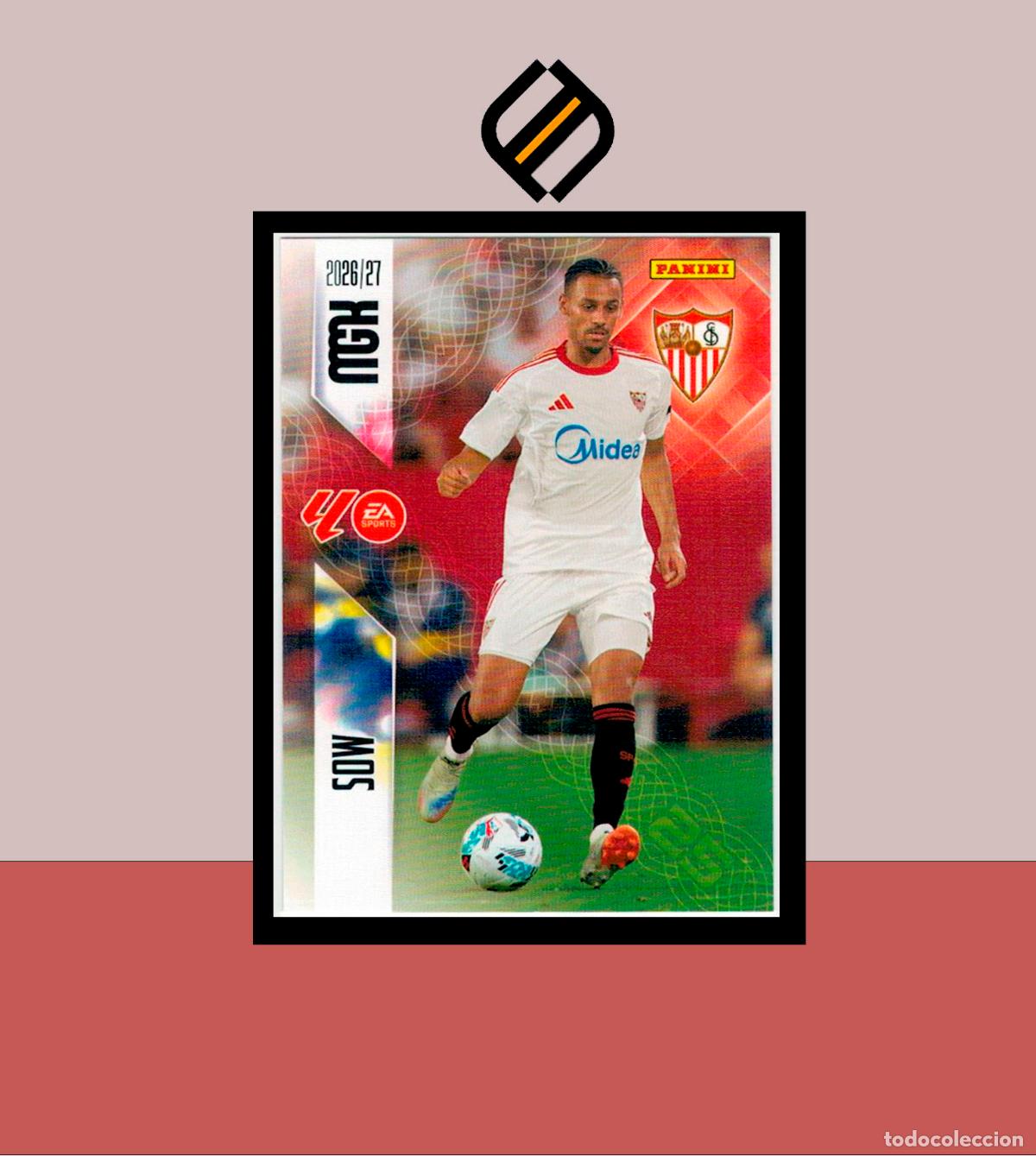 Cromos de f&uacute;tbol: MEGACRACKS 2026 2027 26 27 PANINI N&ordm; 336 SOW SEVILLA COLECCI&Oacute;N ALB&Uacute;M MGK