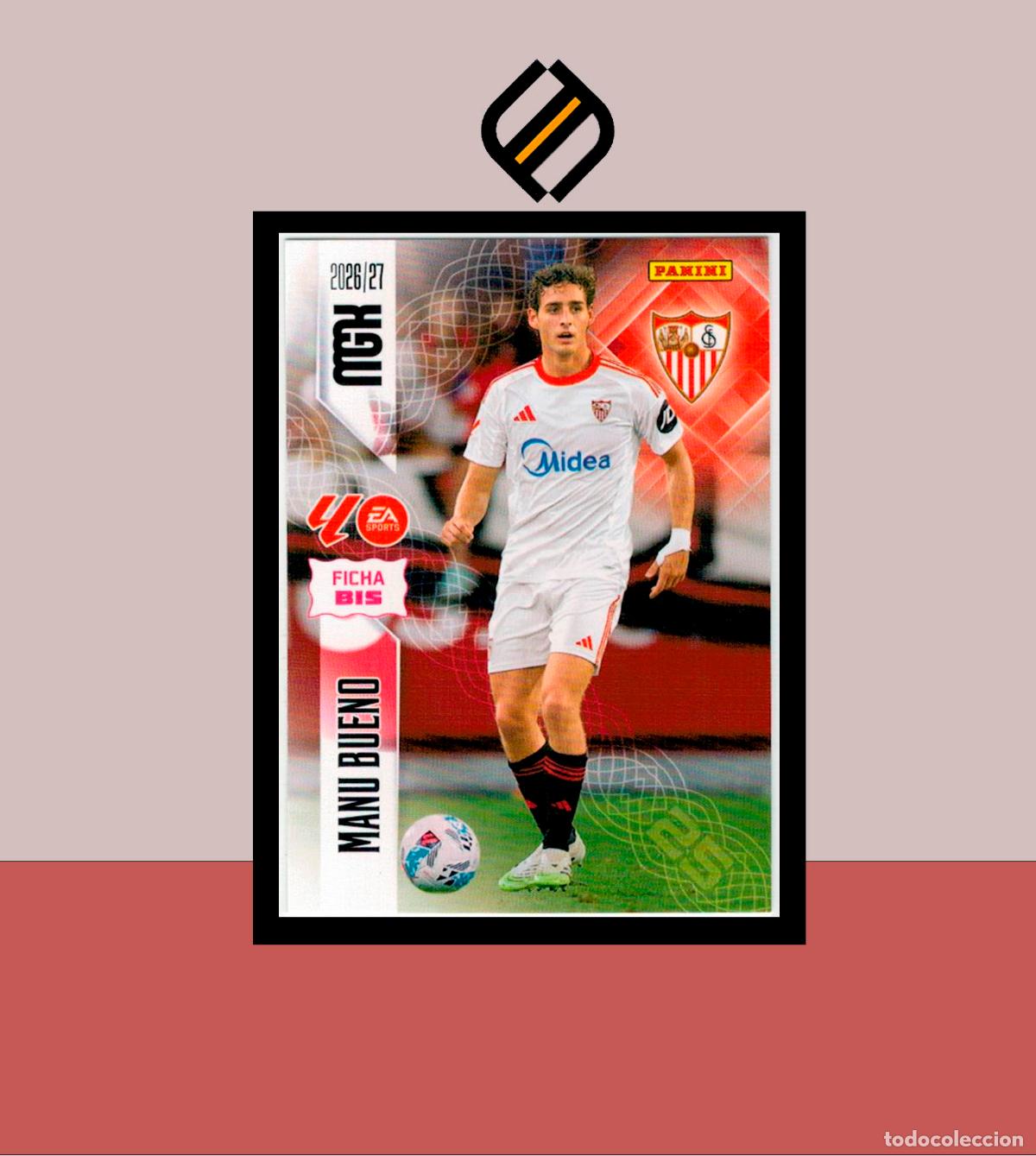 Cromos de f&uacute;tbol: MEGACRACKS 2026 2027 26 27 PANINI N&ordm; 336 BIS MANU BUENO SEVILLA COLECCI&Oacute;N ALB&Uacute;M MGK 2 EDICI&Oacute;N