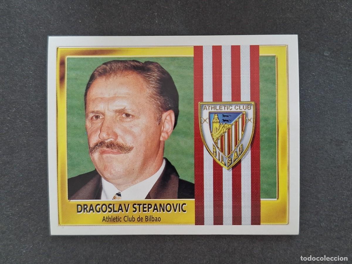 Cromos de f&uacute;tbol: L3 DRAGOSLAV STEPANOVIC ENTRENADOR ATHLETIC CLUB DE BILBAO LIGA ESTE 1995 1996 95 96 NUNCA PEGADO