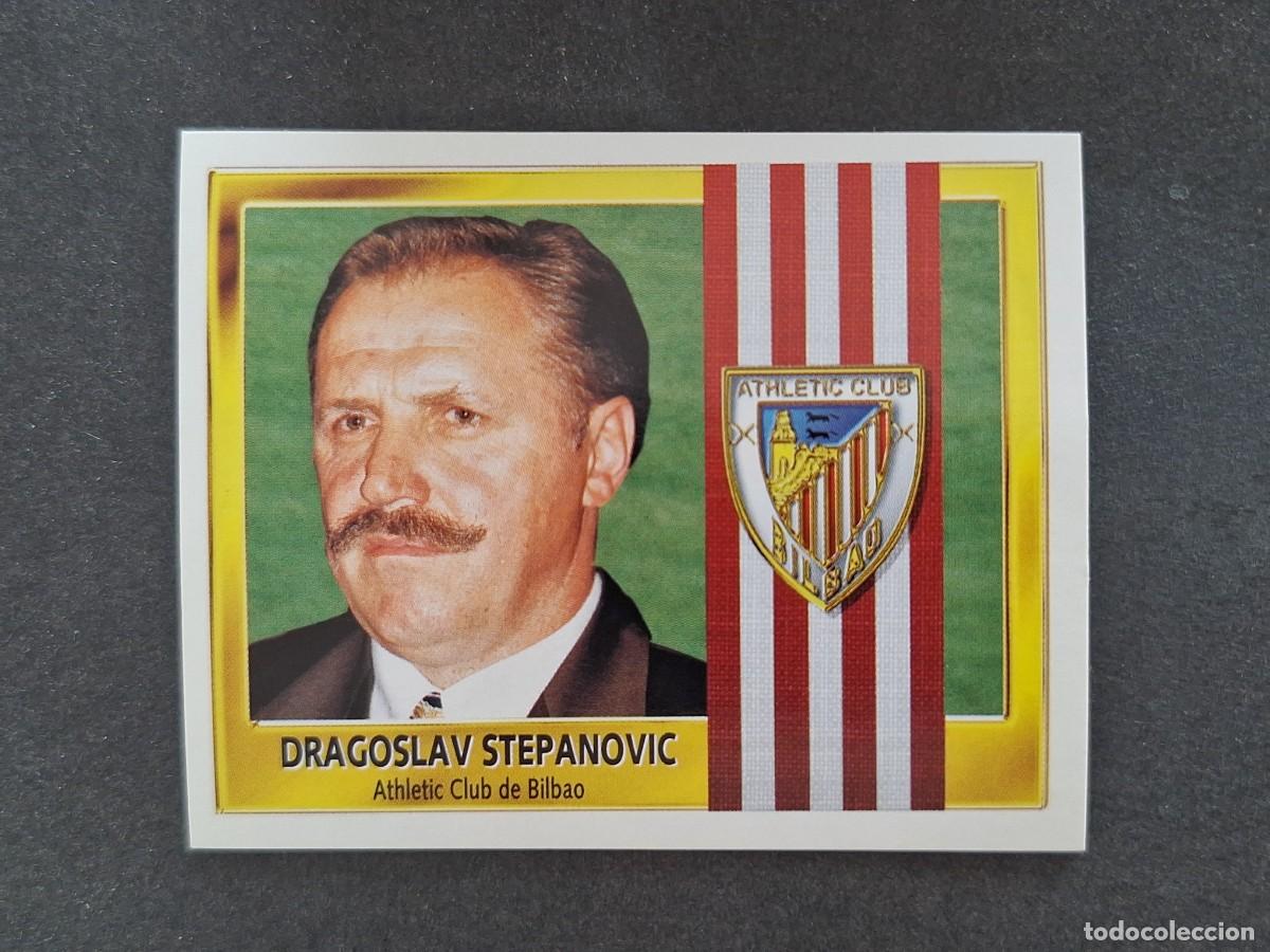 Cromos de f&uacute;tbol: L3 DRAGOSLAV STEPANOVIC ENTRENADOR ATHLETIC CLUB DE BILBAO LIGA ESTE 1995 1996 95 96 NUNCA PEGADO