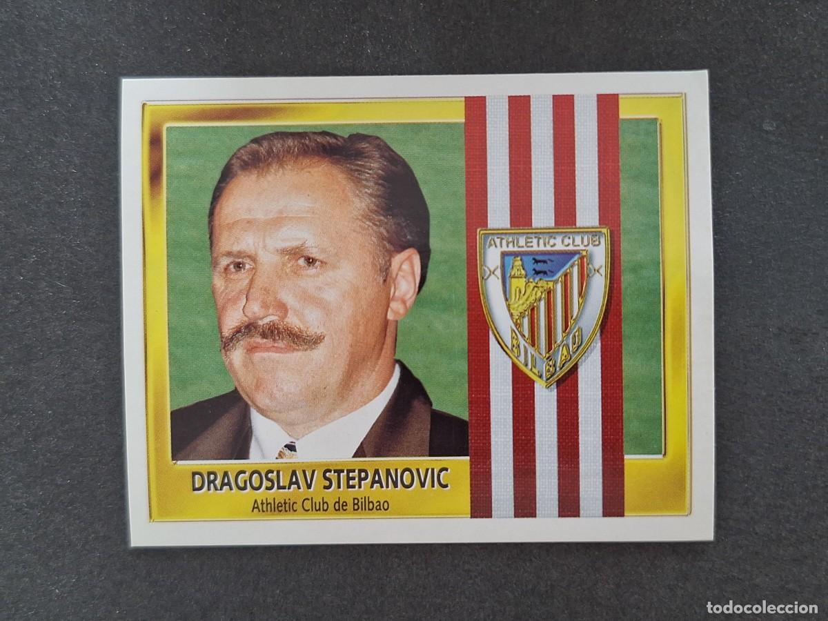 Cromos de f&uacute;tbol: L3 DRAGOSLAV STEPANOVIC ENTRENADOR ATHLETIC CLUB DE BILBAO LIGA ESTE 1995 1996 95 96 NUNCA PEGADO
