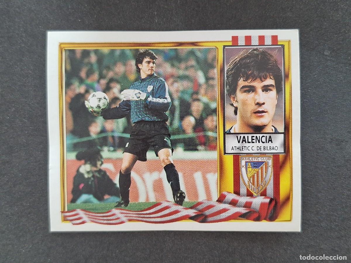 Cromos de f&uacute;tbol: L3 VALENCIA ATHLETIC CLUB DE BILBAO LIGA ESTE 1995 1996 95 96 NUNCA PEGADO SIN PEGAR