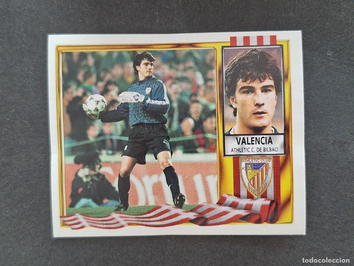 Cromos de f&uacute;tbol: L3 VALENCIA ATHLETIC CLUB DE BILBAO LIGA ESTE 1995 1996 95 96 NUNCA PEGADO SIN PEGAR