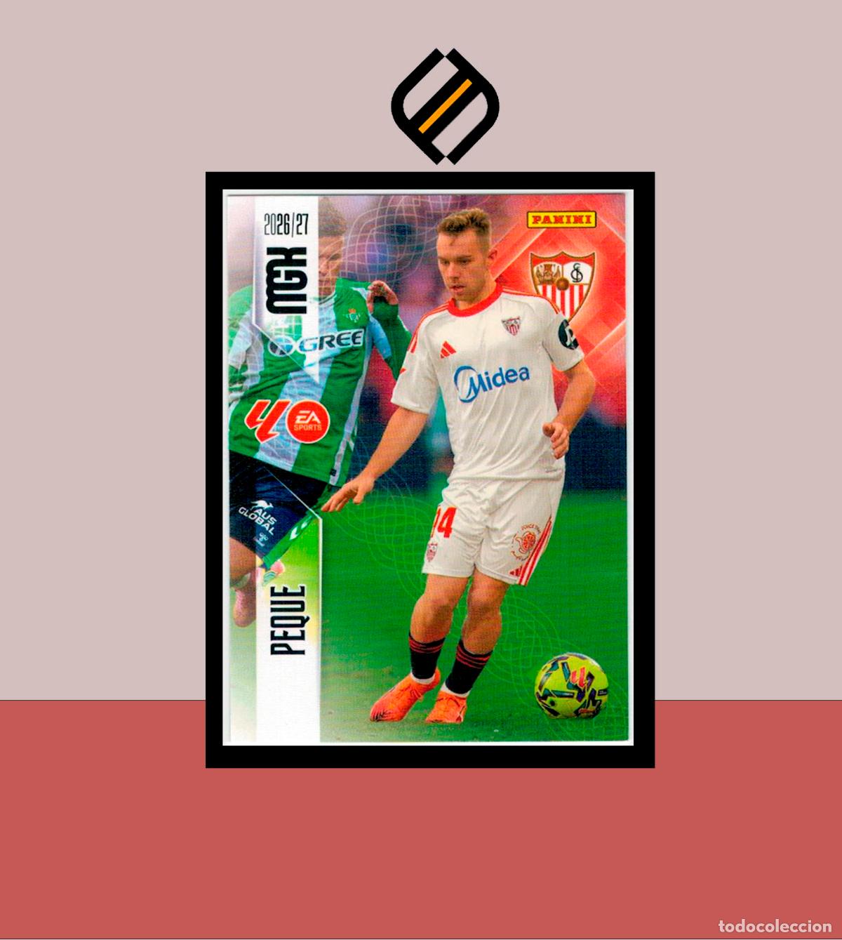 Cromos de f&uacute;tbol: MEGACRACKS 2026 2027 26 27 PANINI N&ordm; 339 PEQUE SEVILLA COLECCI&Oacute;N ALB&Uacute;M MGK