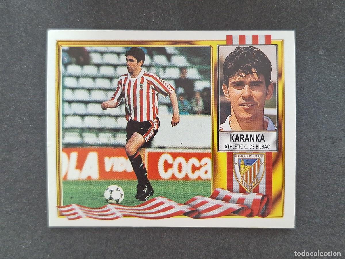 Cromos de f&uacute;tbol: L3 KARANKA ATHLETIC CLUB DE BILBAO LIGA ESTE 1995 1996 95 96 NUNCA PEGADO SIN PEGAR