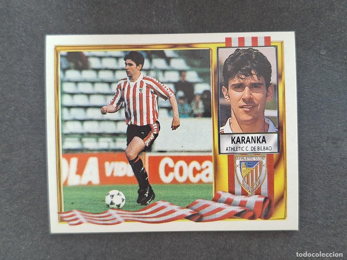 Cromos de f&uacute;tbol: L3 KARANKA ATHLETIC CLUB DE BILBAO LIGA ESTE 1995 1996 95 96 NUNCA PEGADO SIN PEGAR