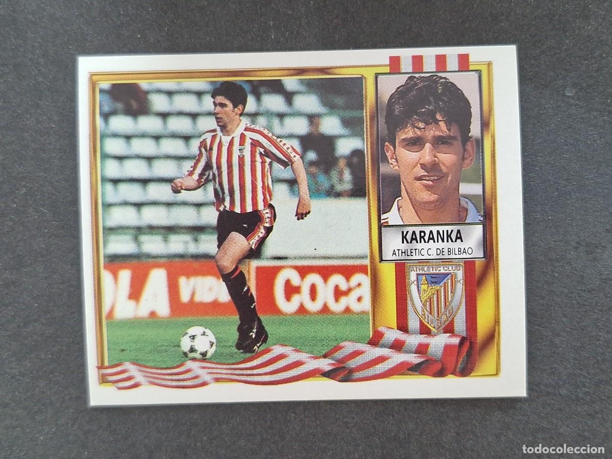 Cromos de f&uacute;tbol: L3 KARANKA ATHLETIC CLUB DE BILBAO LIGA ESTE 1995 1996 95 96 NUNCA PEGADO SIN PEGAR