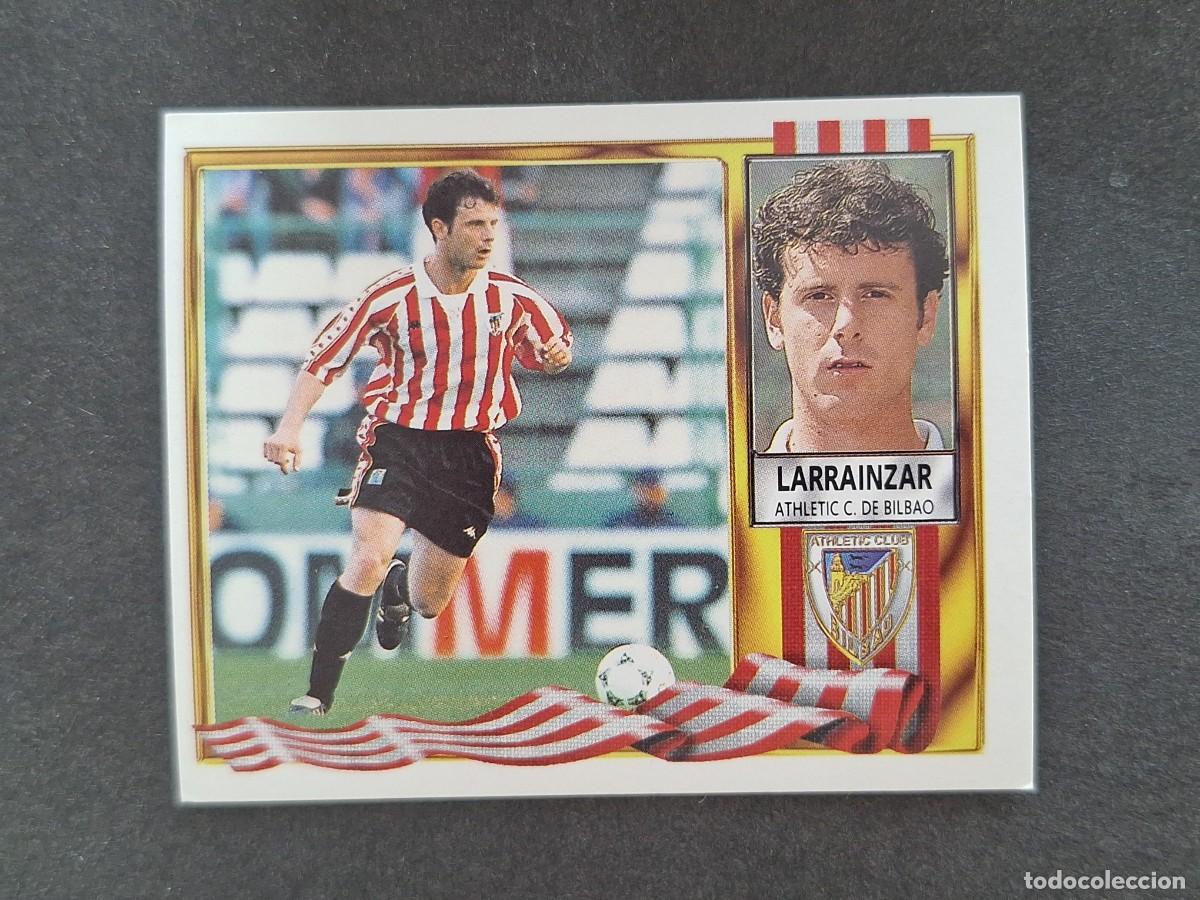 Cromos de f&uacute;tbol: L3 LARRAINZAR ATHLETIC CLUB DE BILBAO LIGA ESTE 1995 1996 95 96 NUNCA PEGADO SIN PEGAR