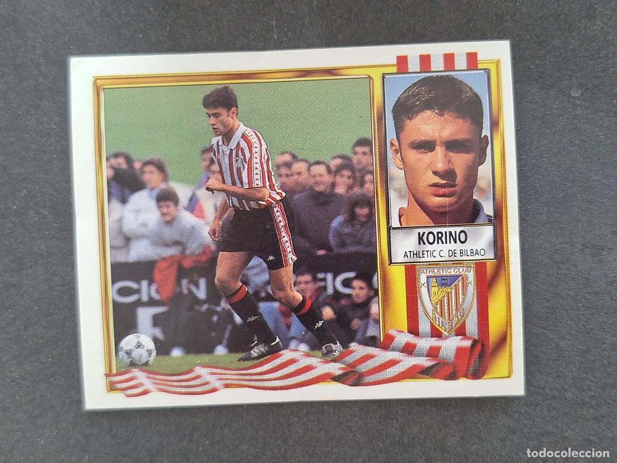 Cromos de f&uacute;tbol: L3 KORINO ATHLETIC CLUB DE BILBAO LIGA ESTE 1995 1996 95 96 NUNCA PEGADO SIN PEGAR