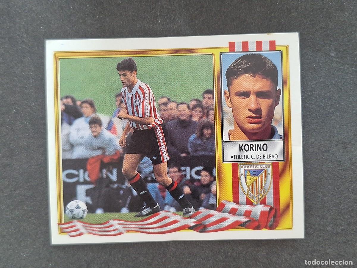 Cromos de f&uacute;tbol: L3 KORINO ATHLETIC CLUB DE BILBAO LIGA ESTE 1995 1996 95 96 NUNCA PEGADO SIN PEGAR