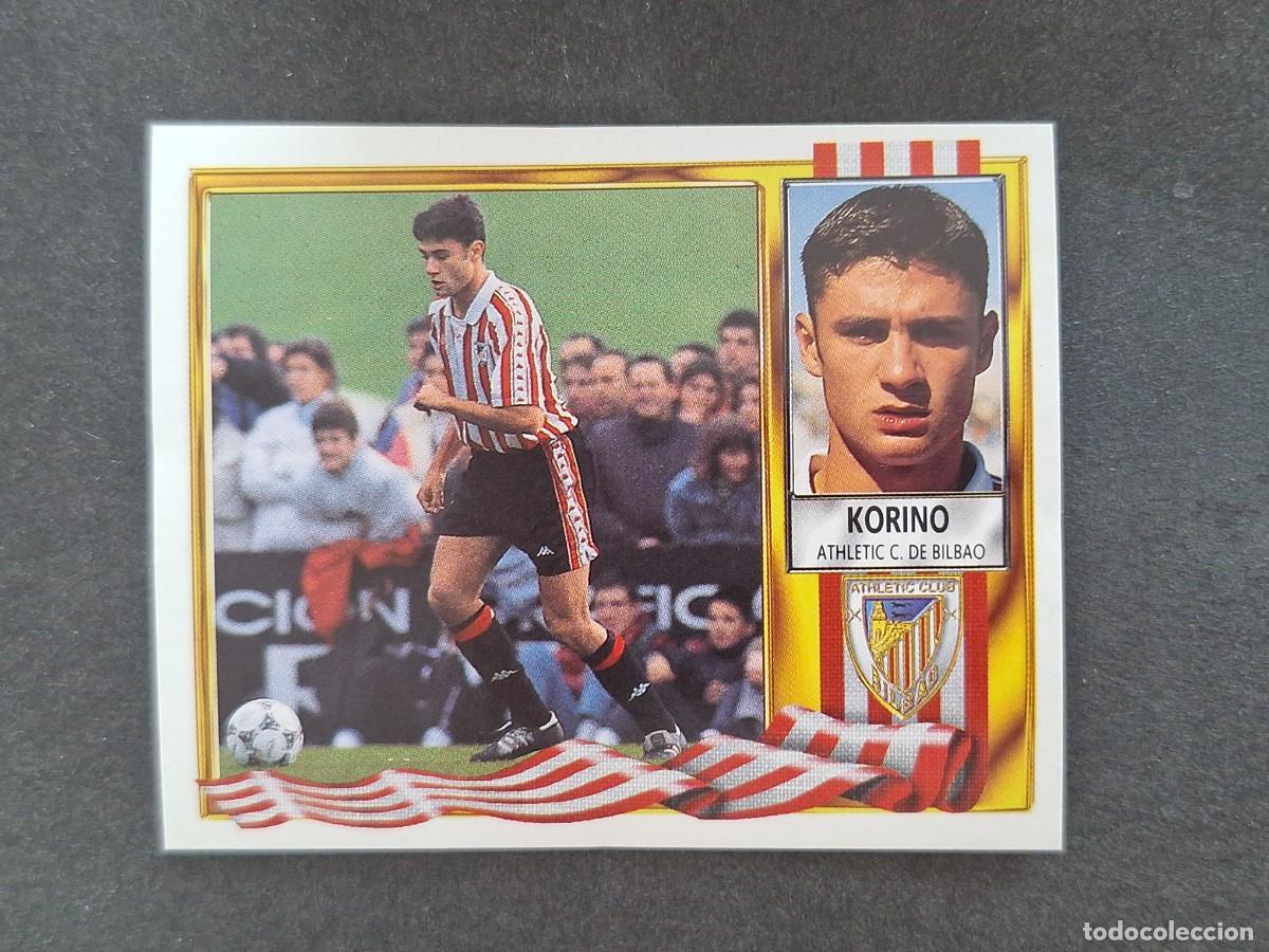 Cromos de f&uacute;tbol: L3 KORINO ATHLETIC CLUB DE BILBAO LIGA ESTE 1995 1996 95 96 NUNCA PEGADO SIN PEGAR