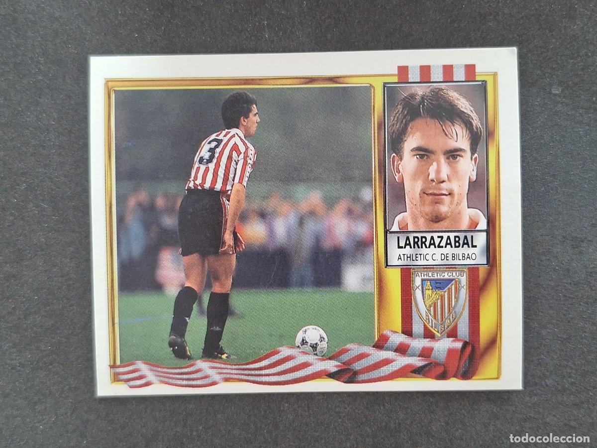 Cromos de f&uacute;tbol: L3 LARRAZABAL ATHLETIC CLUB DE BILBAO LIGA ESTE 1995 1996 95 96 NUNCA PEGADO SIN PEGAR