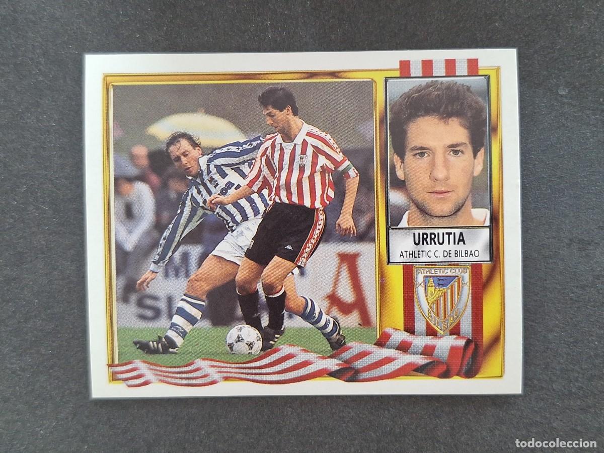 Cromos de f&uacute;tbol: L3 URRUTIA ATHLETIC CLUB DE BILBAO LIGA ESTE 1995 1996 95 96 NUNCA PEGADO SIN PEGAR