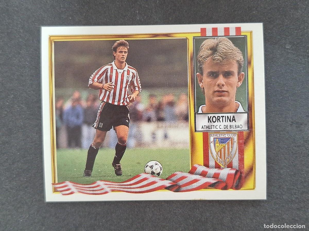 Cromos de f&uacute;tbol: L3 KORTINA ATHLETIC CLUB DE BILBAO LIGA ESTE 1995 1996 95 96 NUNCA PEGADO SIN PEGAR
