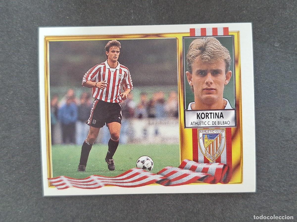 Cromos de f&uacute;tbol: L3 KORTINA ATHLETIC CLUB DE BILBAO LIGA ESTE 1995 1996 95 96 NUNCA PEGADO SIN PEGAR