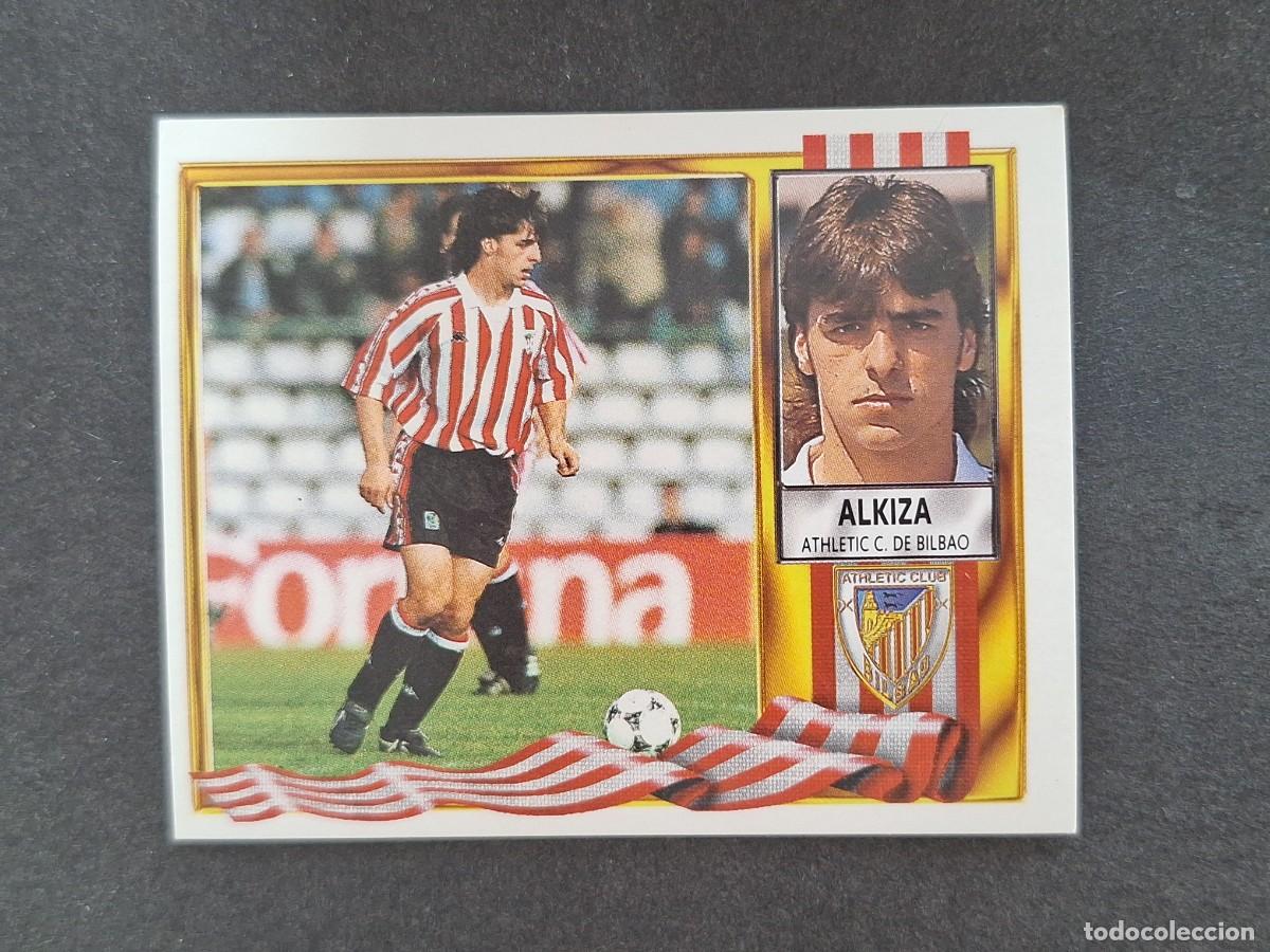 Cromos de f&uacute;tbol: L3 ALKIZA ATHLETIC CLUB DE BILBAO LIGA ESTE 1995 1996 95 96 NUNCA PEGADO SIN PEGAR