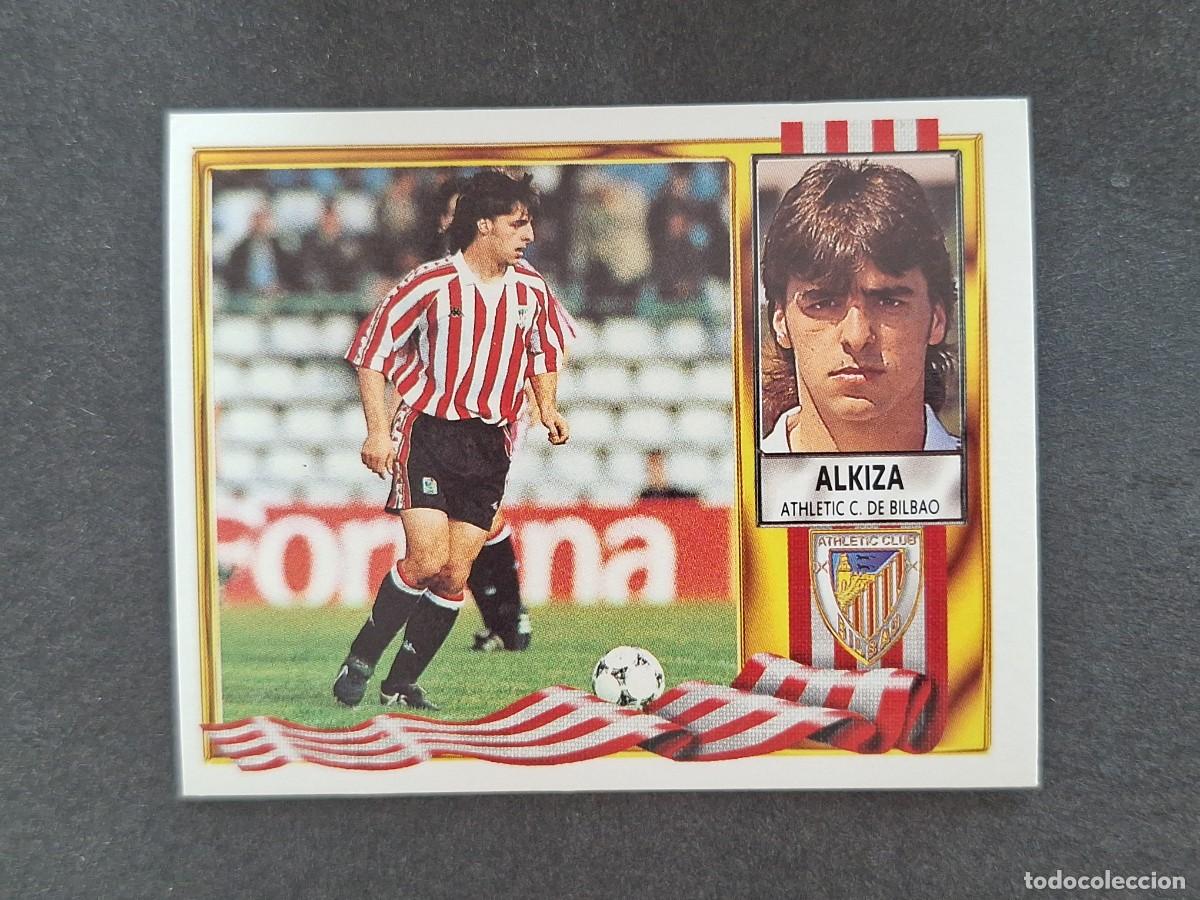 Cromos de f&uacute;tbol: L3 ALKIZA ATHLETIC CLUB DE BILBAO LIGA ESTE 1995 1996 95 96 NUNCA PEGADO SIN PEGAR