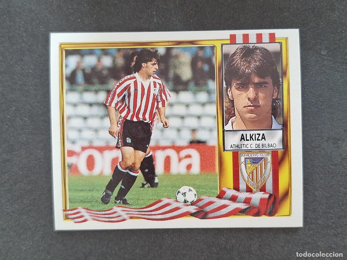 Cromos de f&uacute;tbol: L3 ALKIZA ATHLETIC CLUB DE BILBAO LIGA ESTE 1995 1996 95 96 NUNCA PEGADO SIN PEGAR
