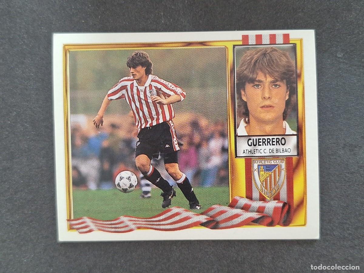 Cromos de f&uacute;tbol: L3 GUERRERO ATHLETIC CLUB DE BILBAO LIGA ESTE 1995 1996 95 96 NUNCA PEGADO SIN PEGAR
