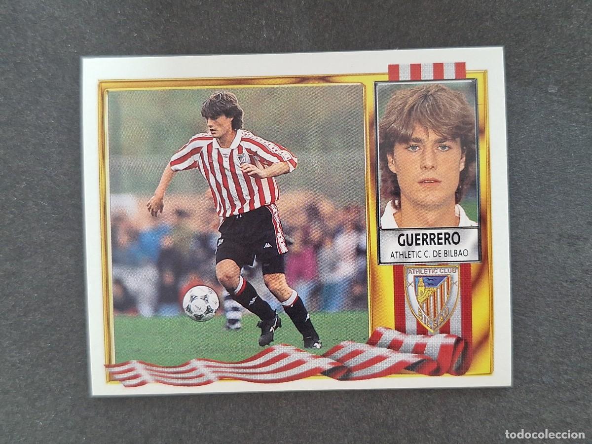 Cromos de f&uacute;tbol: L3 GUERRERO ATHLETIC CLUB DE BILBAO LIGA ESTE 1995 1996 95 96 NUNCA PEGADO SIN PEGAR
