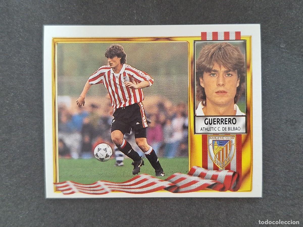 Cromos de f&uacute;tbol: L3 GUERRERO ATHLETIC CLUB DE BILBAO LIGA ESTE 1995 1996 95 96 NUNCA PEGADO SIN PEGAR