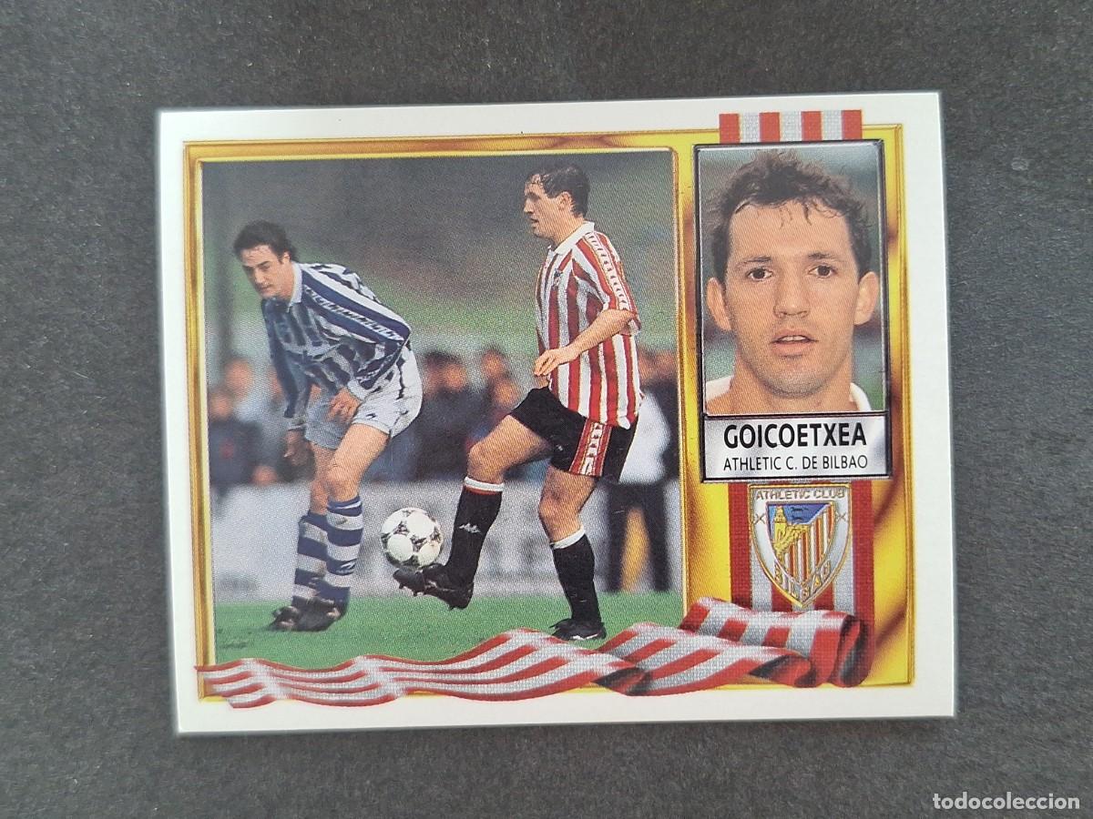 Cromos de f&uacute;tbol: L3 GOICOETXEA ATHLETIC CLUB DE BILBAO LIGA ESTE 1995 1996 95 96 NUNCA PEGADO SIN PEGAR