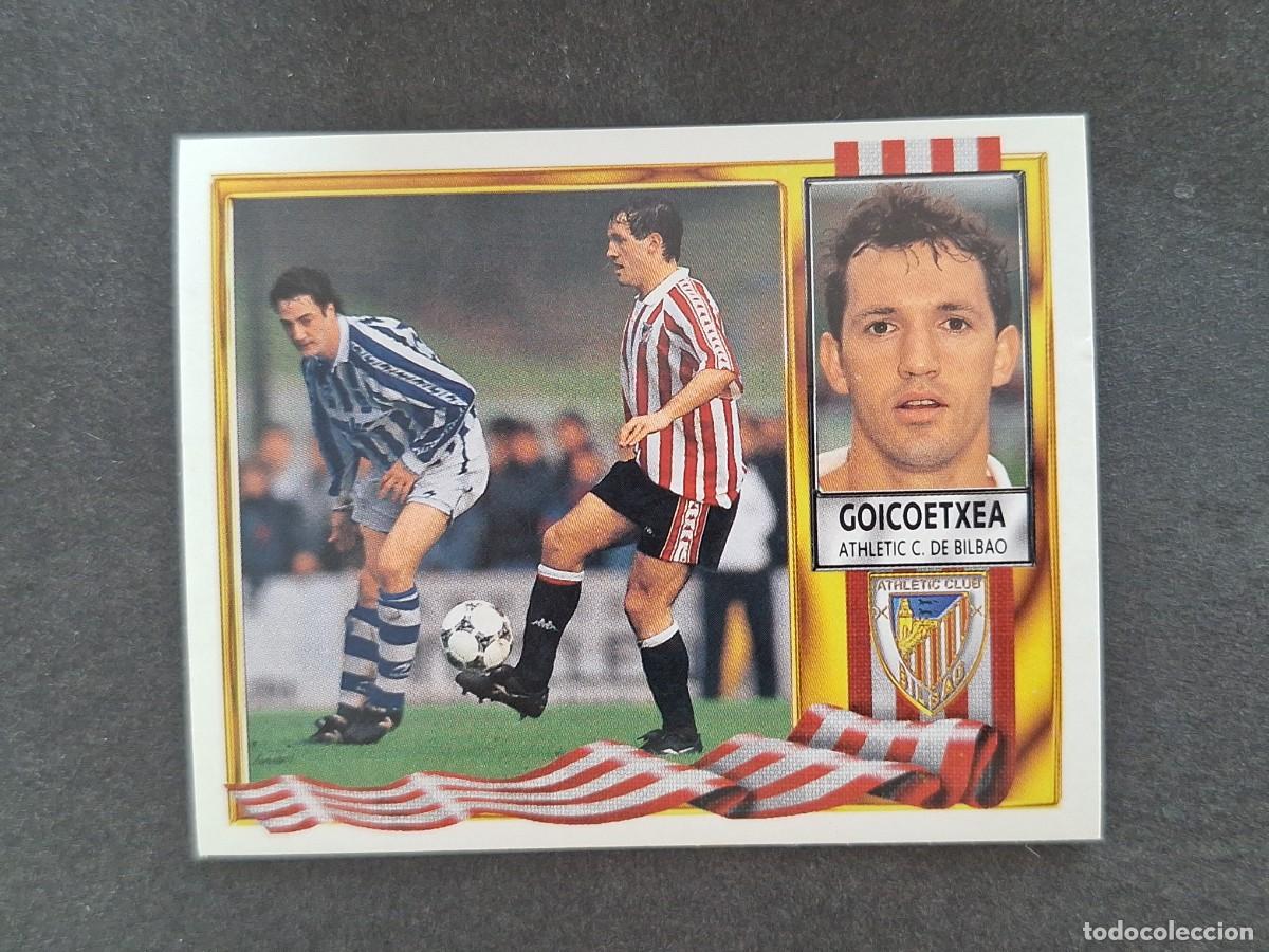 Cromos de f&uacute;tbol: L3 GOICOETXEA ATHLETIC CLUB DE BILBAO LIGA ESTE 1995 1996 95 96 NUNCA PEGADO SIN PEGAR