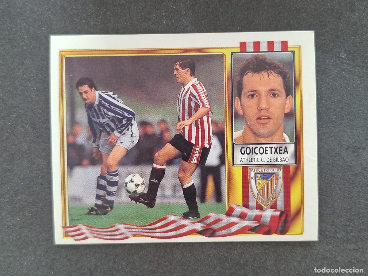 Cromos de f&uacute;tbol: L3 GOICOETXEA ATHLETIC CLUB DE BILBAO LIGA ESTE 1995 1996 95 96 NUNCA PEGADO SIN PEGAR