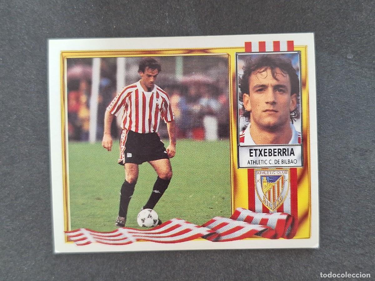 Cromos de f&uacute;tbol: L3 ETXEBERRIA ATHLETIC CLUB DE BILBAO LIGA ESTE 1995 1996 95 96 NUNCA PEGADO SIN PEGAR