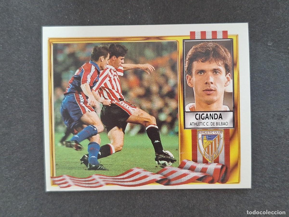 Cromos de f&uacute;tbol: L3 CIGANDA ATHLETIC CLUB DE BILBAO LIGA ESTE 1995 1996 95 96 NUNCA PEGADO SIN PEGAR