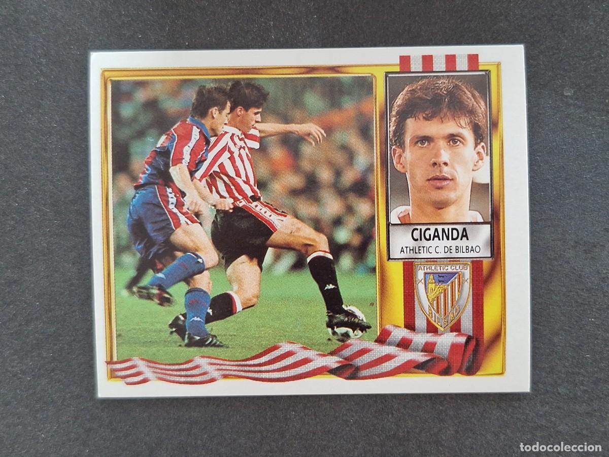 Cromos de f&uacute;tbol: L3 CIGANDA ATHLETIC CLUB DE BILBAO LIGA ESTE 1995 1996 95 96 NUNCA PEGADO SIN PEGAR