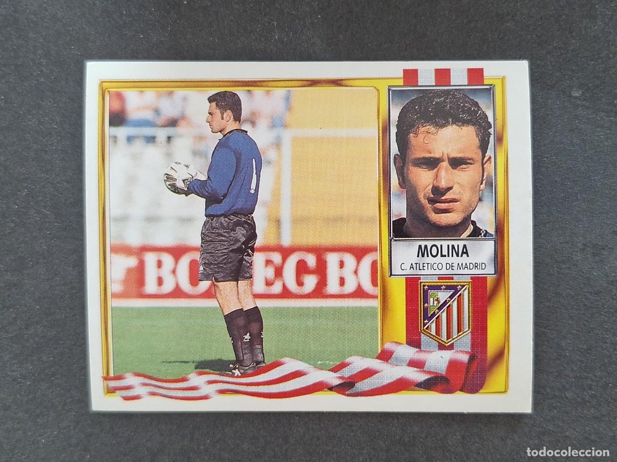 Cromos de Futebol: L3 MOLINA ATLETICO DE MADRID LIGA ESTE 1995 1996 95 96 NUNCA PEGADO SIN PEGAR