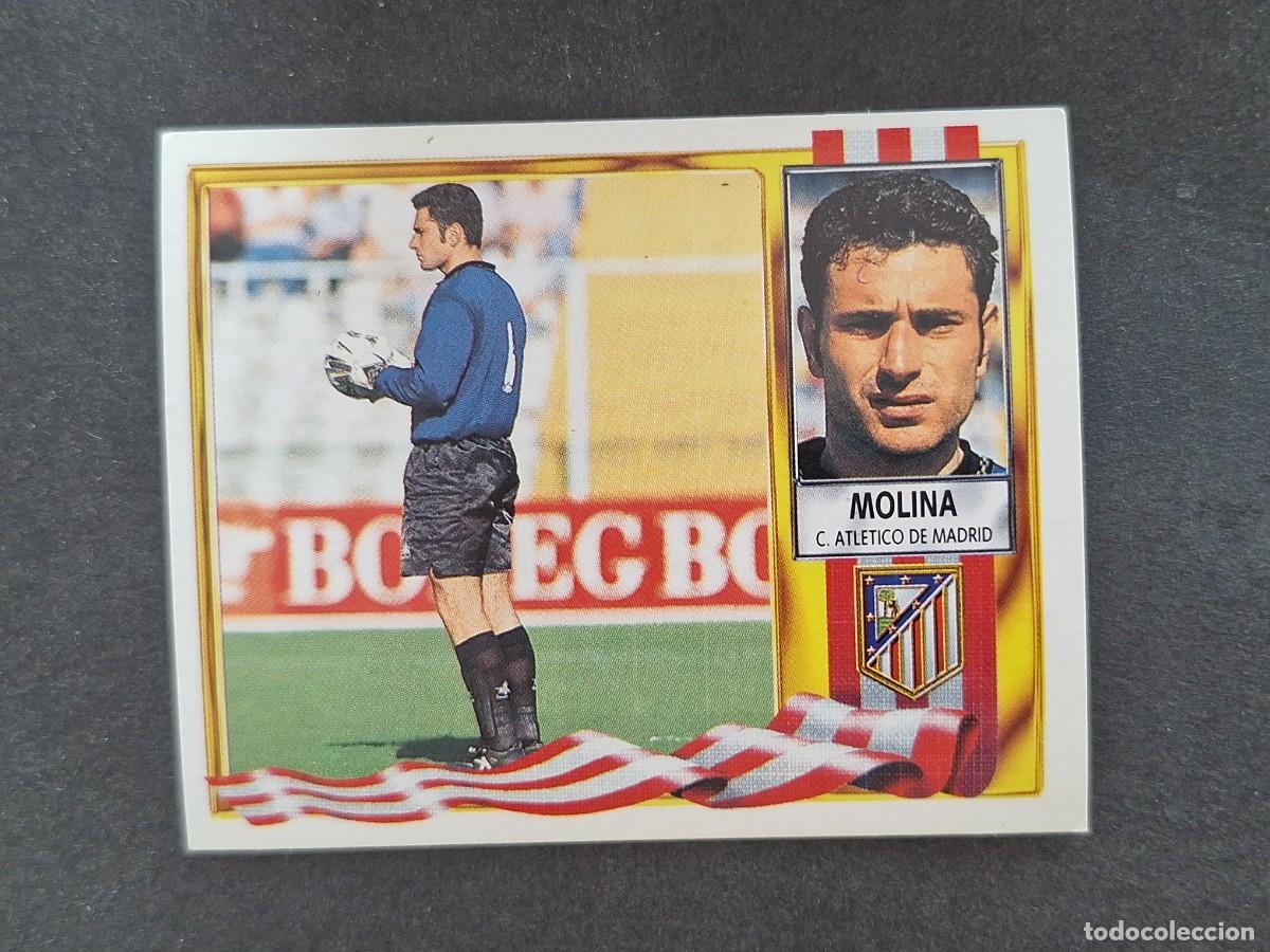 Cromos de Futebol: L3 MOLINA ATLETICO DE MADRID LIGA ESTE 1995 1996 95 96 NUNCA PEGADO SIN PEGAR