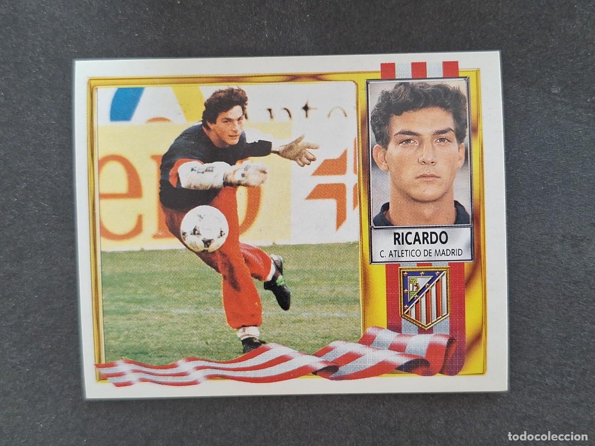 Cromos de f&uacute;tbol: L3 RICARDO ATLETICO DE MADRID LIGA ESTE 1995 1996 95 96 NUNCA PEGADO SIN PEGAR