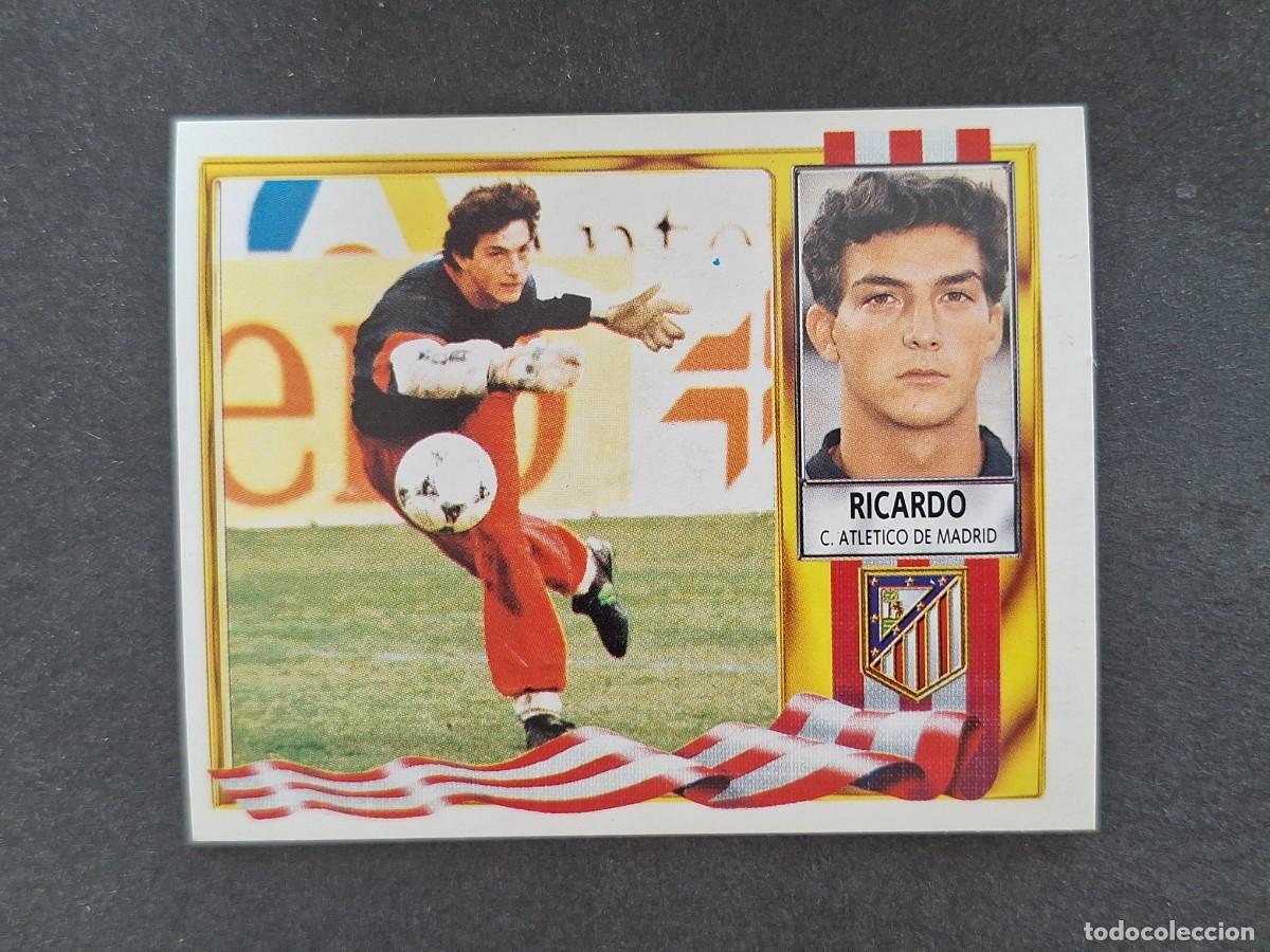 Cromos de f&uacute;tbol: L3 RICARDO ATLETICO DE MADRID LIGA ESTE 1995 1996 95 96 NUNCA PEGADO SIN PEGAR
