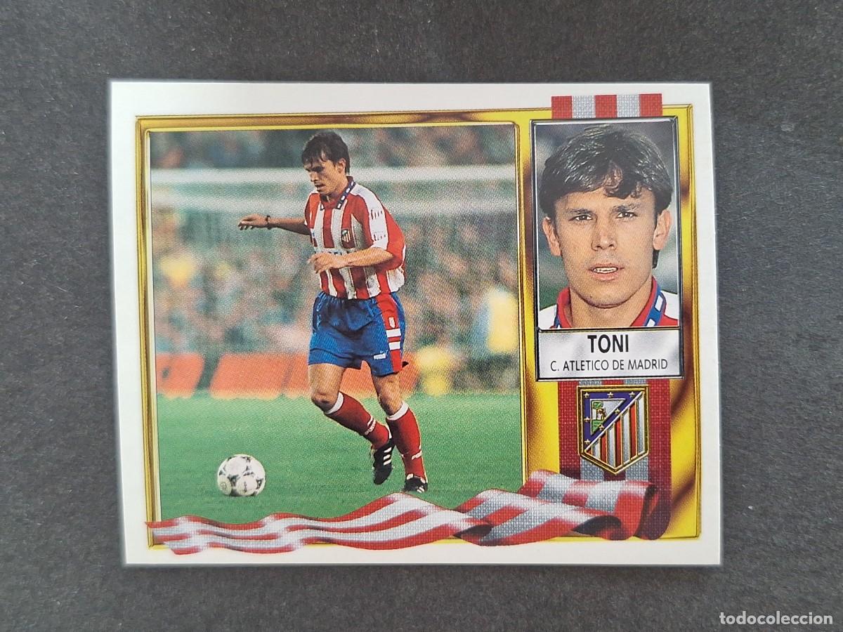 Cromos de f&uacute;tbol: L3 TONI ATLETICO DE MADRID LIGA ESTE 1995 1996 95 96 NUNCA PEGADO SIN PEGAR