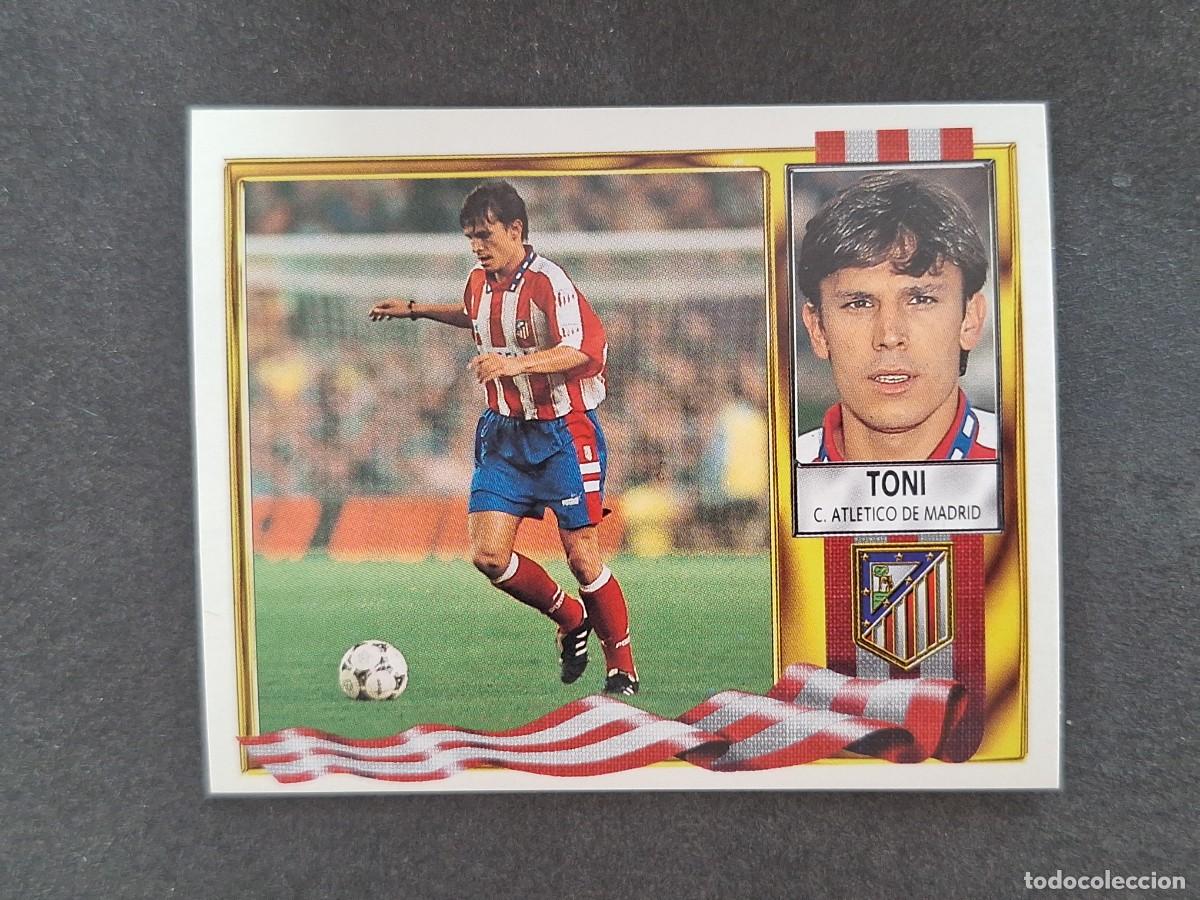 Cromos de f&uacute;tbol: L3 TONI ATLETICO DE MADRID LIGA ESTE 1995 1996 95 96 NUNCA PEGADO SIN PEGAR