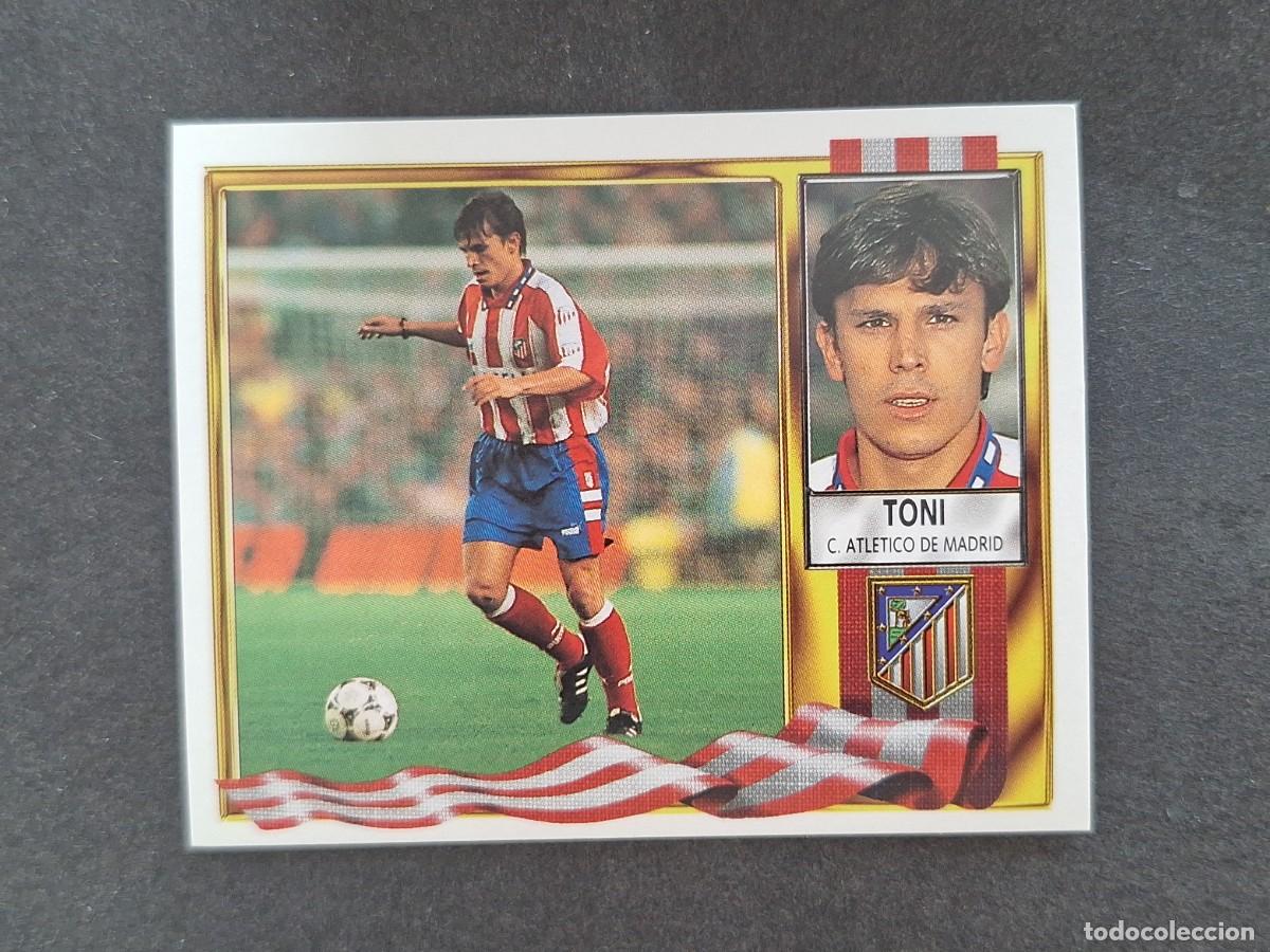 Cromos de f&uacute;tbol: L3 TONI ATLETICO DE MADRID LIGA ESTE 1995 1996 95 96 NUNCA PEGADO SIN PEGAR