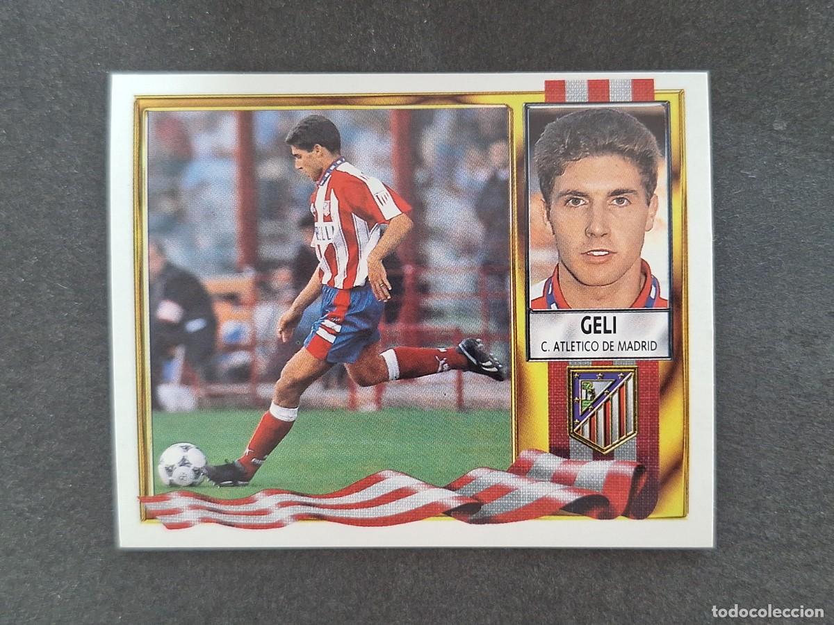 Cromos de f&uacute;tbol: L3 GELI ATLETICO DE MADRID LIGA ESTE 1995 1996 95 96 NUNCA PEGADO SIN PEGAR