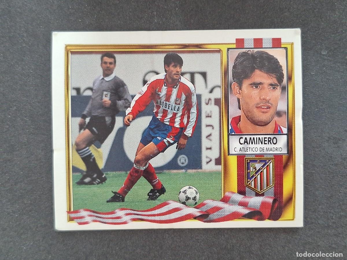 Cromos de Futebol: L3 CAMINERO ATLETICO DE MADRID LIGA ESTE 1995 1996 95 96 NUNCA PEGADO SIN PEGAR