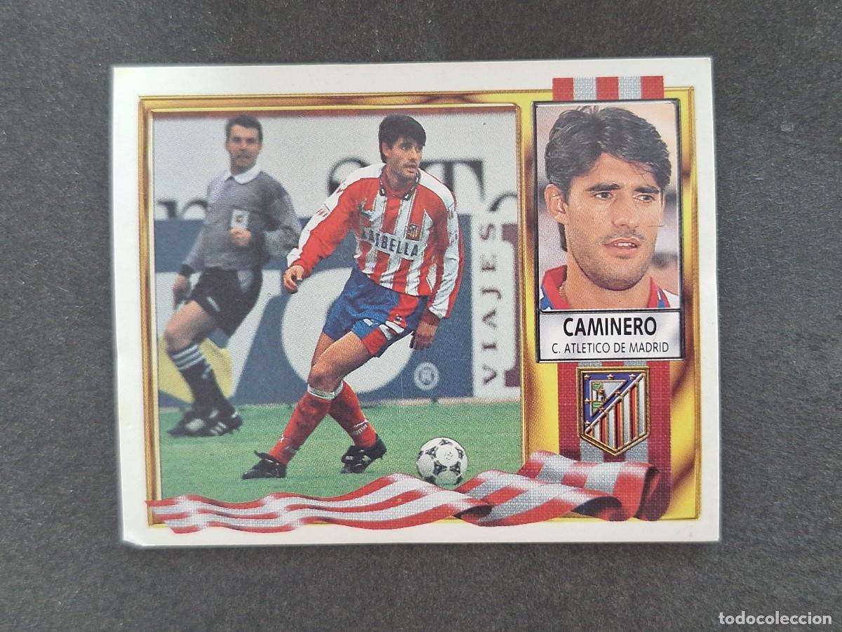 Cromos de Futebol: L3 CAMINERO ATLETICO DE MADRID LIGA ESTE 1995 1996 95 96 NUNCA PEGADO SIN PEGAR