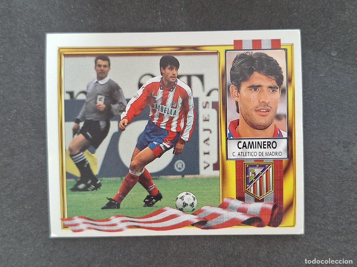 Football Stickers: L3 CAMINERO ATLETICO DE MADRID LIGA ESTE 1995 1996 95 96 NUNCA PEGADO SIN PEGAR