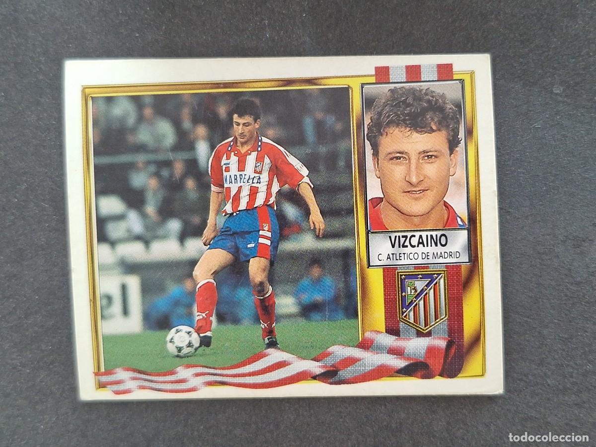 Football Stickers: L3 VIZCAINO ATLETICO DE MADRID LIGA ESTE 1995 1996 95 96 NUNCA PEGADO SIN PEGAR