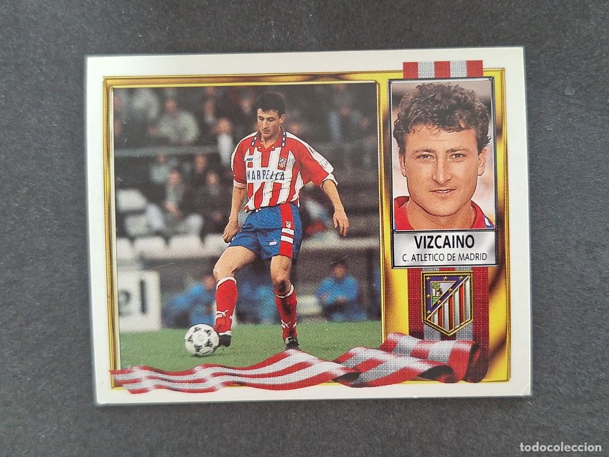 Football Stickers: L3 VIZCAINO ATLETICO DE MADRID LIGA ESTE 1995 1996 95 96 NUNCA PEGADO SIN PEGAR