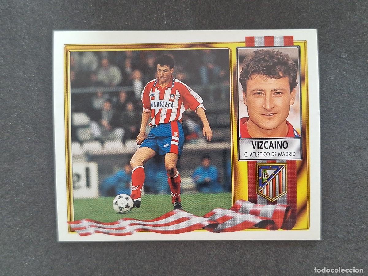 Football Stickers: L3 VIZCAINO ATLETICO DE MADRID LIGA ESTE 1995 1996 95 96 NUNCA PEGADO SIN PEGAR