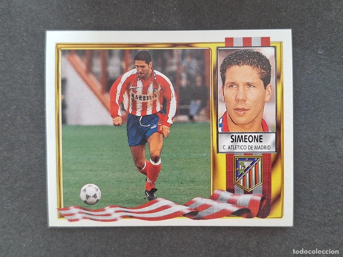Football Stickers: L3 SIMEONE ATLETICO DE MADRID LIGA ESTE 1995 1996 95 96 NUNCA PEGADO SIN PEGAR