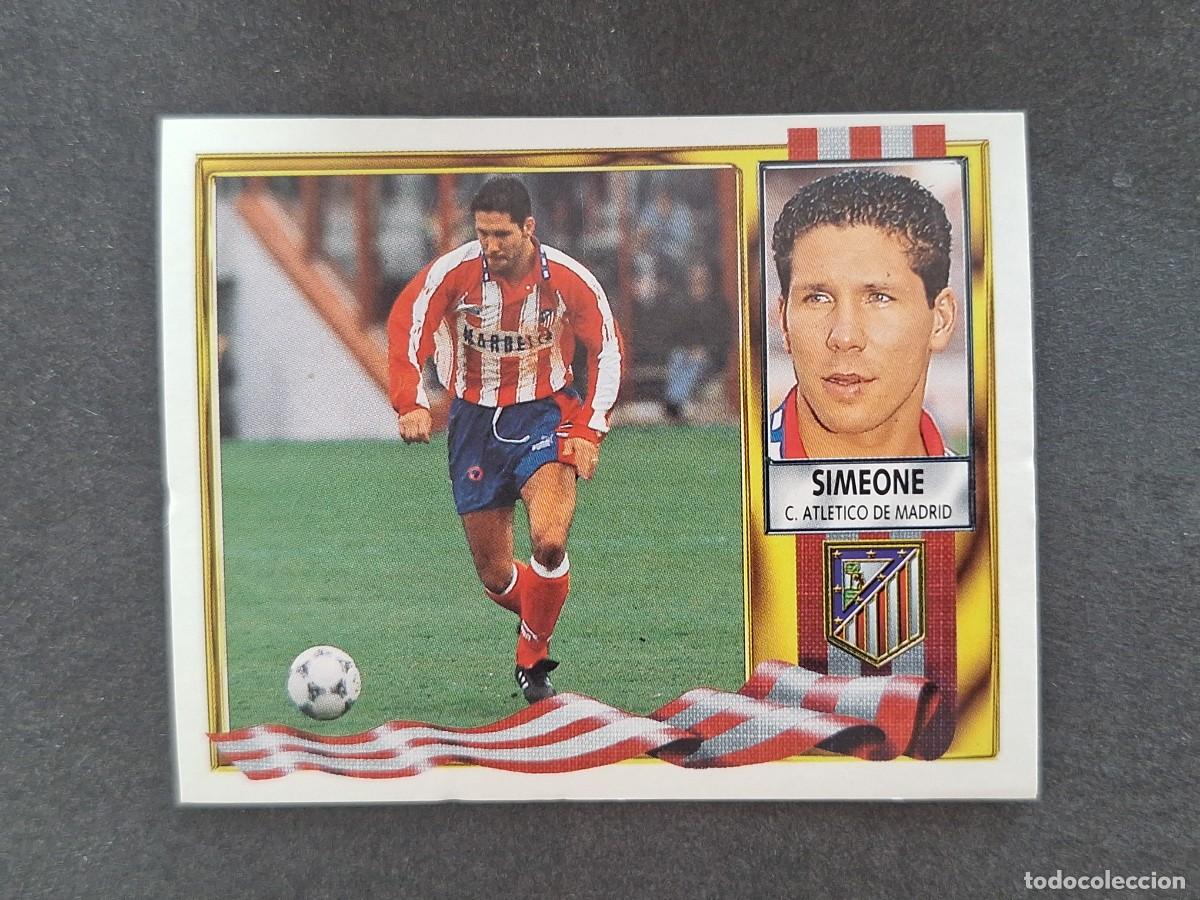 Football Stickers: L3 SIMEONE ATLETICO DE MADRID LIGA ESTE 1995 1996 95 96 NUNCA PEGADO SIN PEGAR