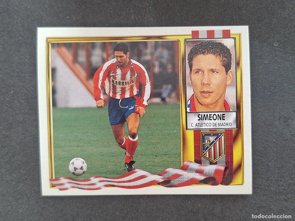Football Stickers: L3 SIMEONE ATLETICO DE MADRID LIGA ESTE 1995 1996 95 96 NUNCA PEGADO SIN PEGAR