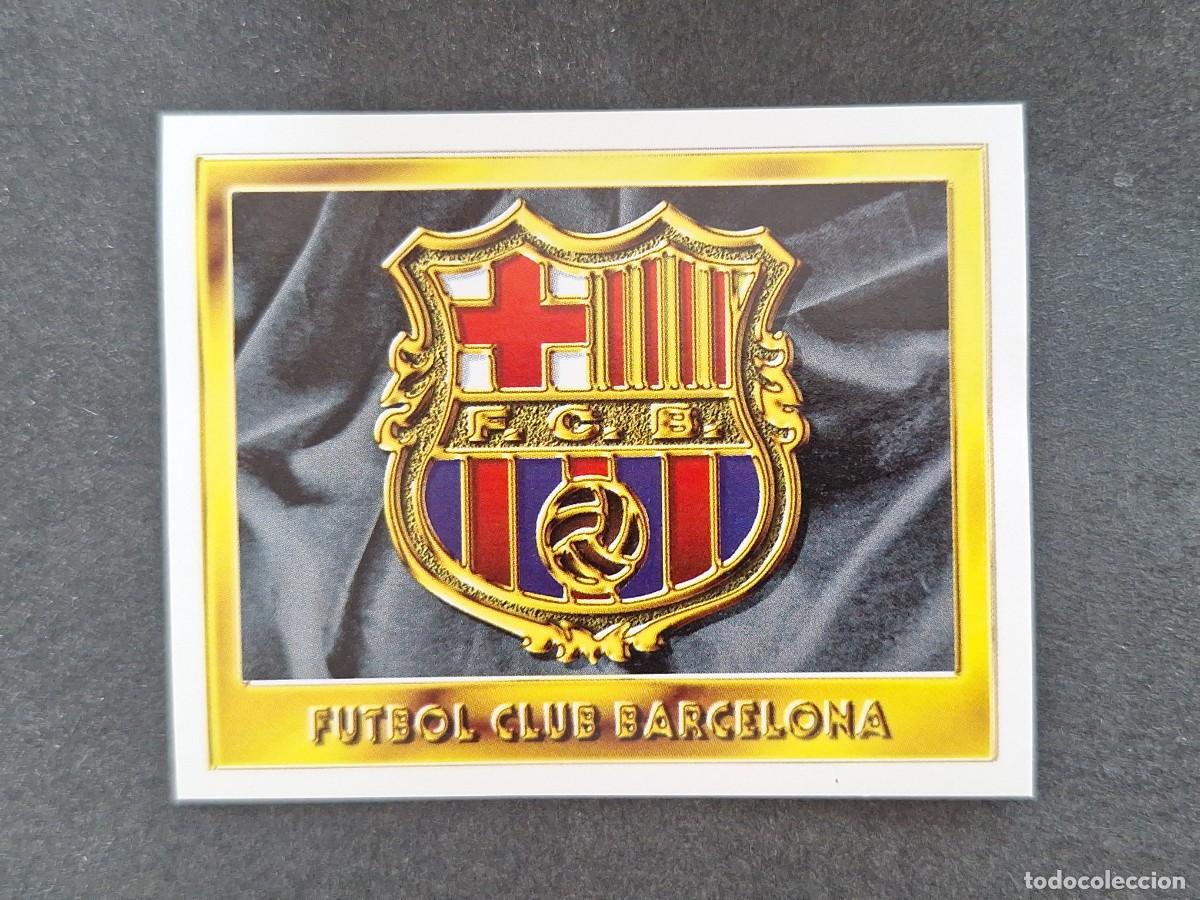 Football Stickers: L3 ESCUDO F. C. BARCELONA LIGA ESTE 1995 1996 95 96 NUNCA PEGADO SIN PEGAR